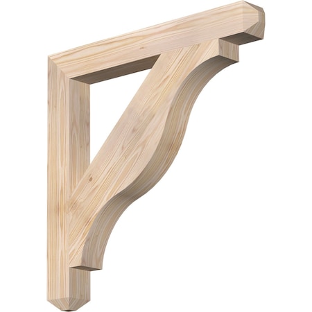 Ekena Millwork Funston Craftsman Smooth Bracket, Douglas Fir, 3 1/2"W x 30"D x 30"H BKT04X30X30FST04SDF